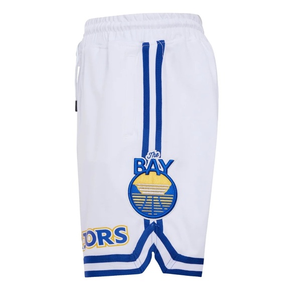 PRO STANDARD GOLDEN STATE WARRIORS CLASSIC CHENILLE DK SHORT - Picture 2 of 8